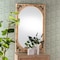Bali & Pari Isley Modern Bohemian Natural Brown Rattan Accent Wall Mirror 242-13559-ZORO - alternate 3
